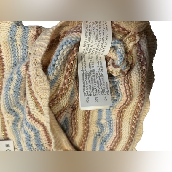 Zara girls sparkle striped sweater 4 - Picture 3 of 6